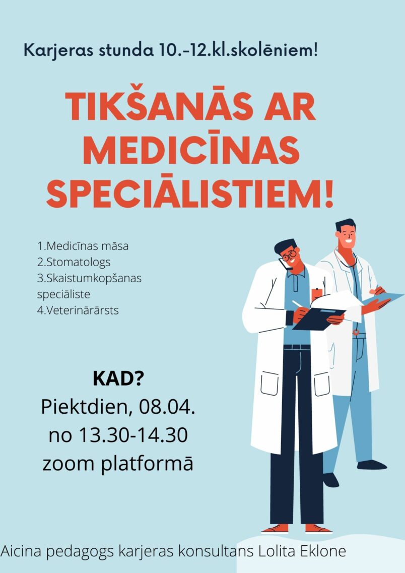 Tikšanās ar medicīnas speciālistiem 08.04.2022.