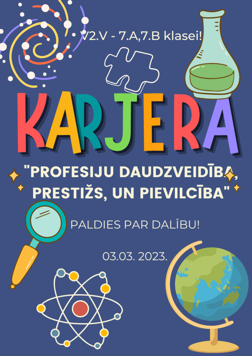 Profesiju daudzveidība, prestižs un pievilcība!